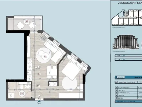 Sale, one bedroom apartment, 42m², Topolica, Bar - image 6