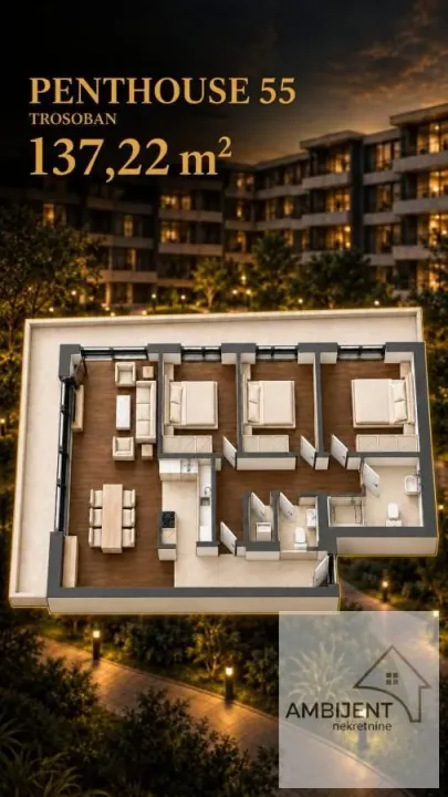 Prodaja, trosoban stan, 137m², Mladenovac, Beograd