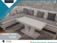 Izdavanje, dvosoban stan, 57m², Stari Aerodrom, Podgorica - image 1