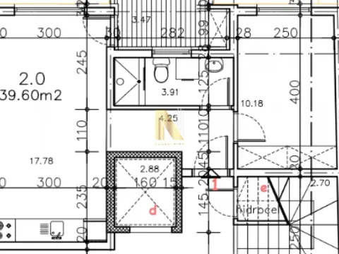Sale, one bedroom apartment, 39m², Novi Majur, Petrovaradin