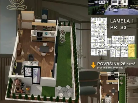 Prodaja, garsonjera, 23m², Vrnjačka Banja, Srbija - image 12