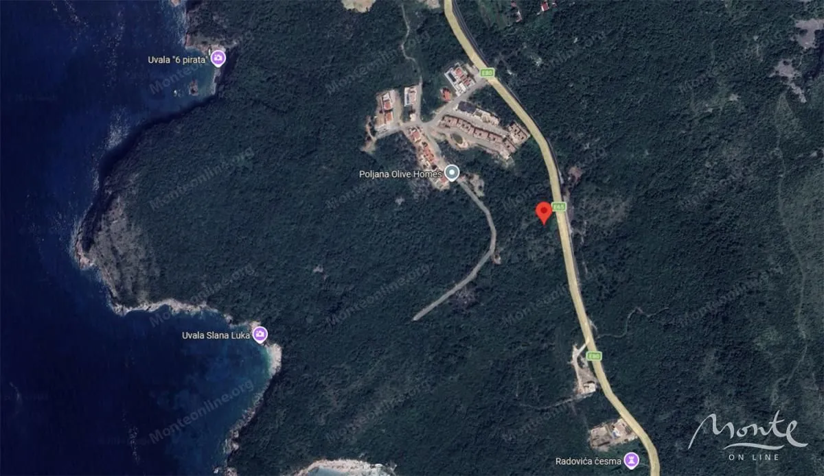 Prodaja, plac, 1340m², Reževići, Budva