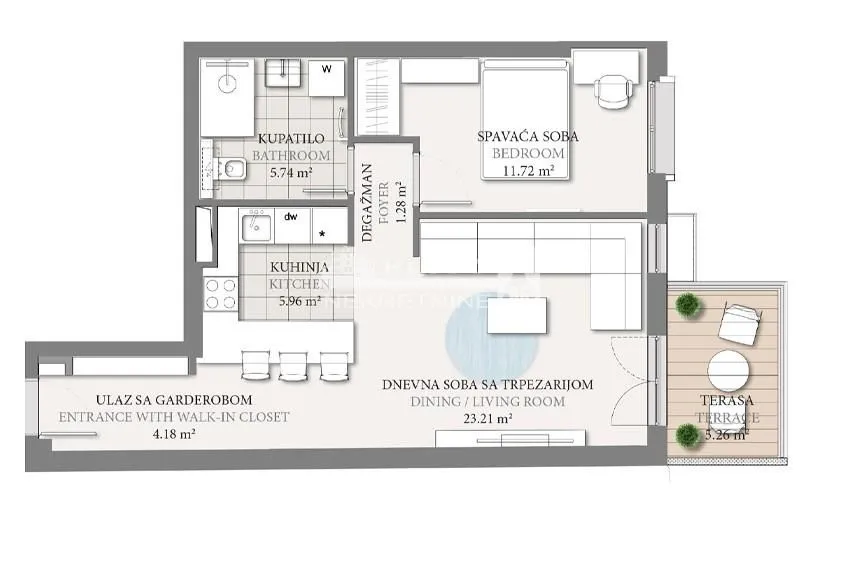 Prodaja, dvosoban stan, 57m², Autokomanda, Voždovac Sve Podlokacije