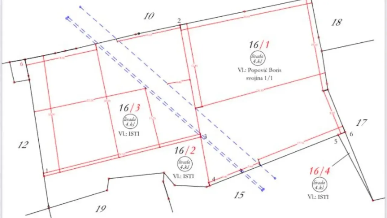 Sale, land lot, 1676m², Dahna, Podgorica