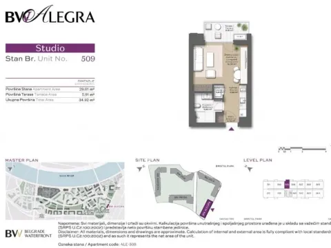 Prodaja, jednosoban stan, 35m², Savski Venac, Beograd