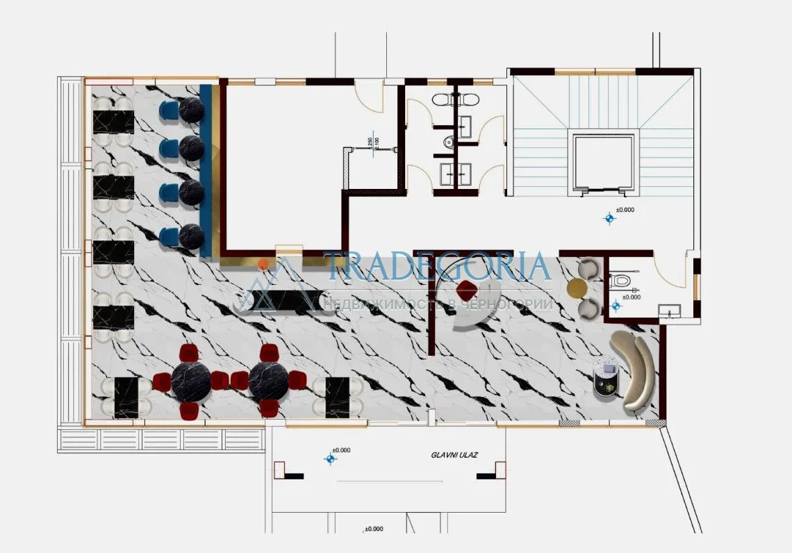 Prodaja, ugostiteljski objekat, 1186m², Dobra Voda, Bar