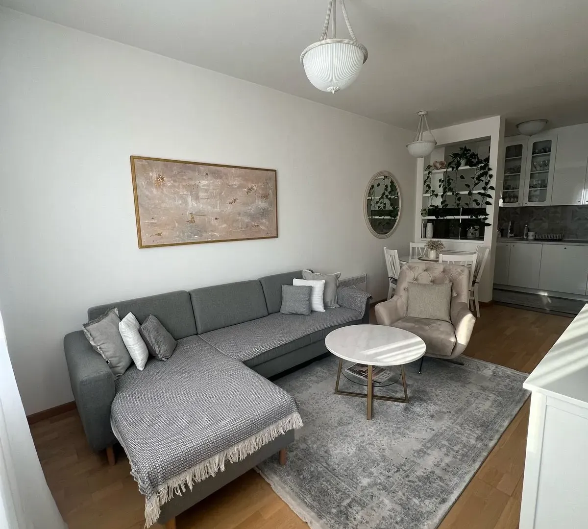Rent, one bedroom apartment, 42m², Pobrežje, Podgorica