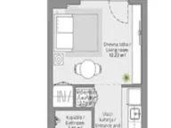 Prodaja, jednosoban stan, 31m², Savski Venac, Beograd - image 11