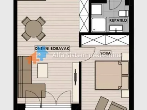 Rent, two bedroom apartment, 61m², Novi Beograd Blok 65, Novi Beograd Sve Podlokacije - image 15