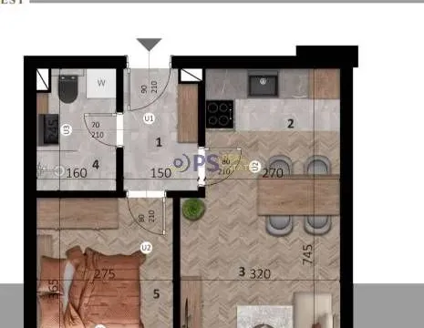 Prodaja, jednosoban stan, 44m², Bar, Crna Gora - image 2