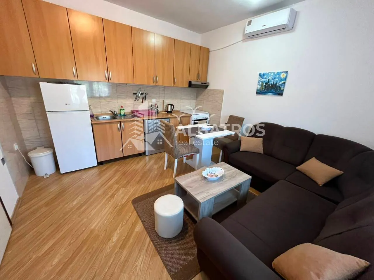 Rent, one bedroom apartment, 55m², Bjeliši, Bar