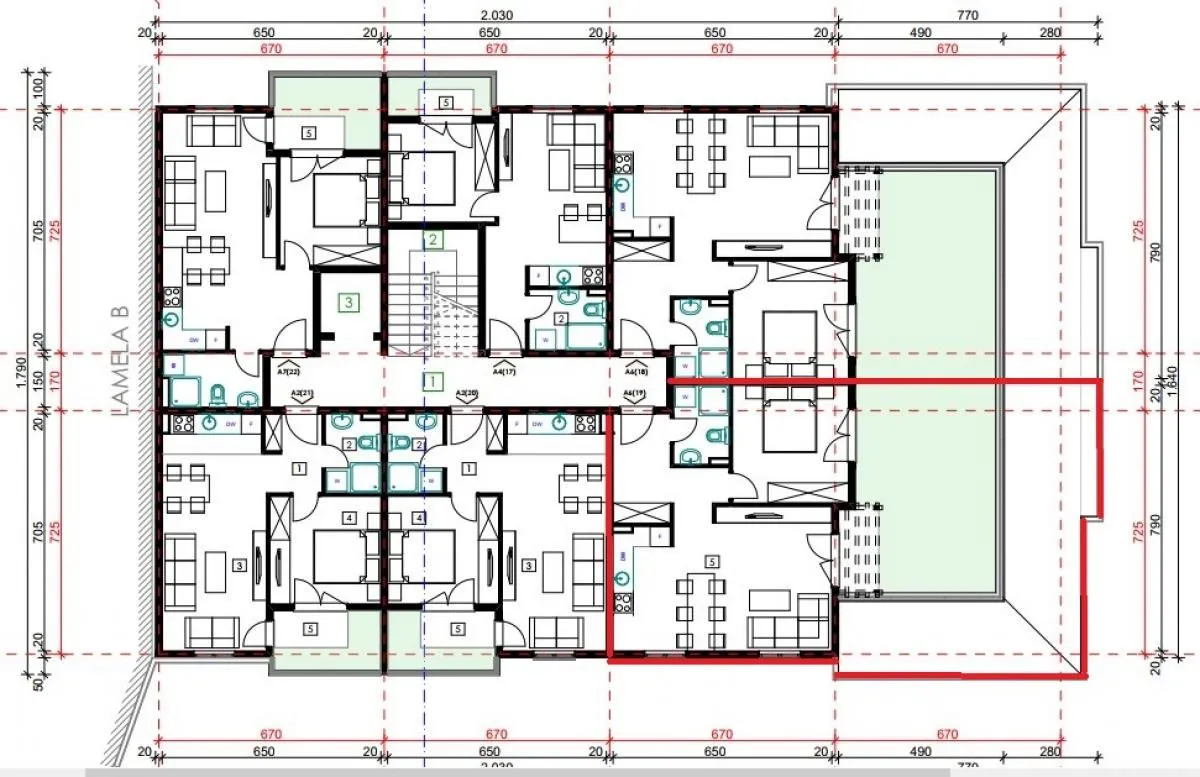 Sale, one bedroom apartment, 53m², Budva, Crna Gora
