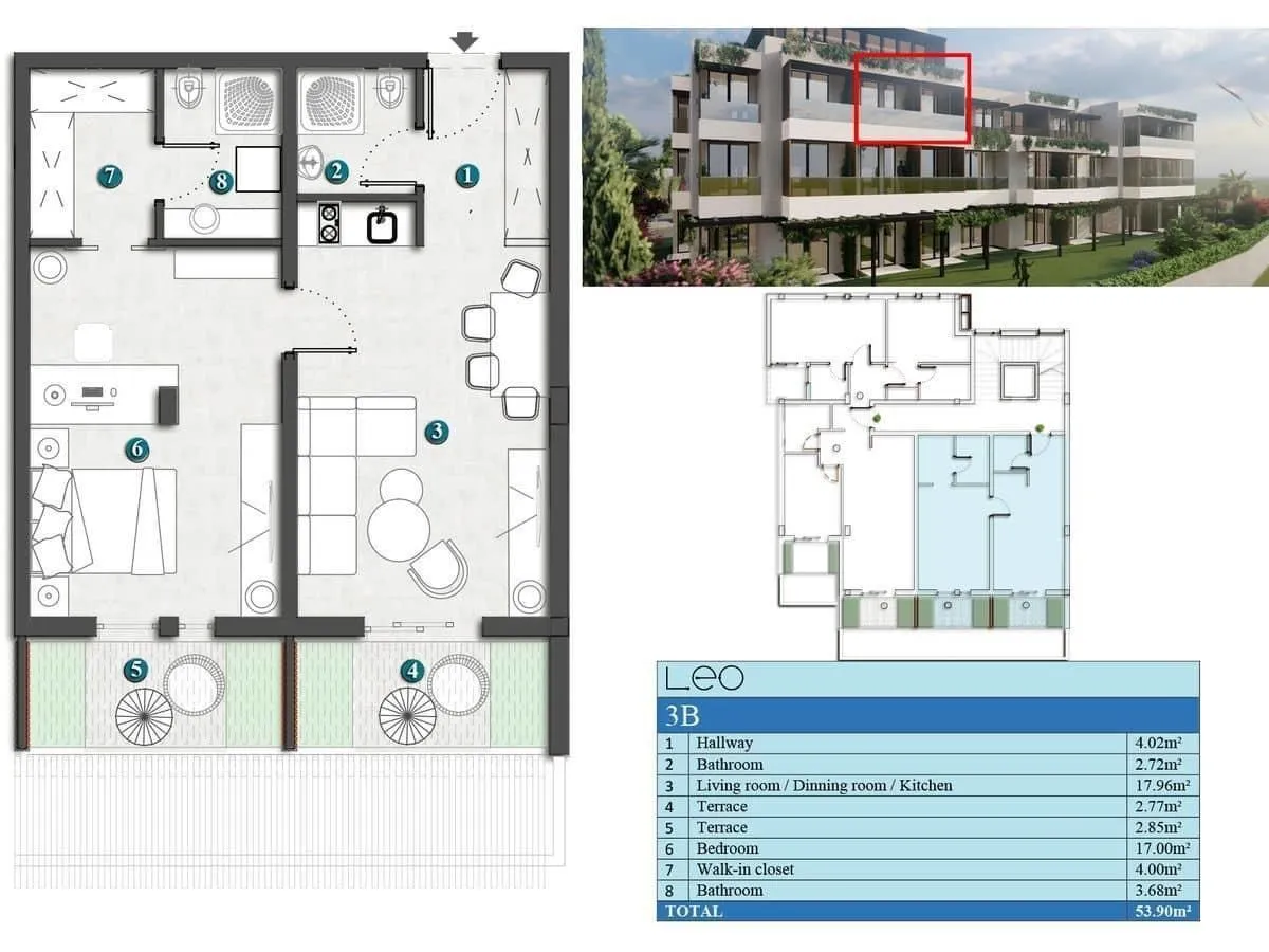 Prodaja, garsonjera, 31m², Kumbor, Herceg Novi