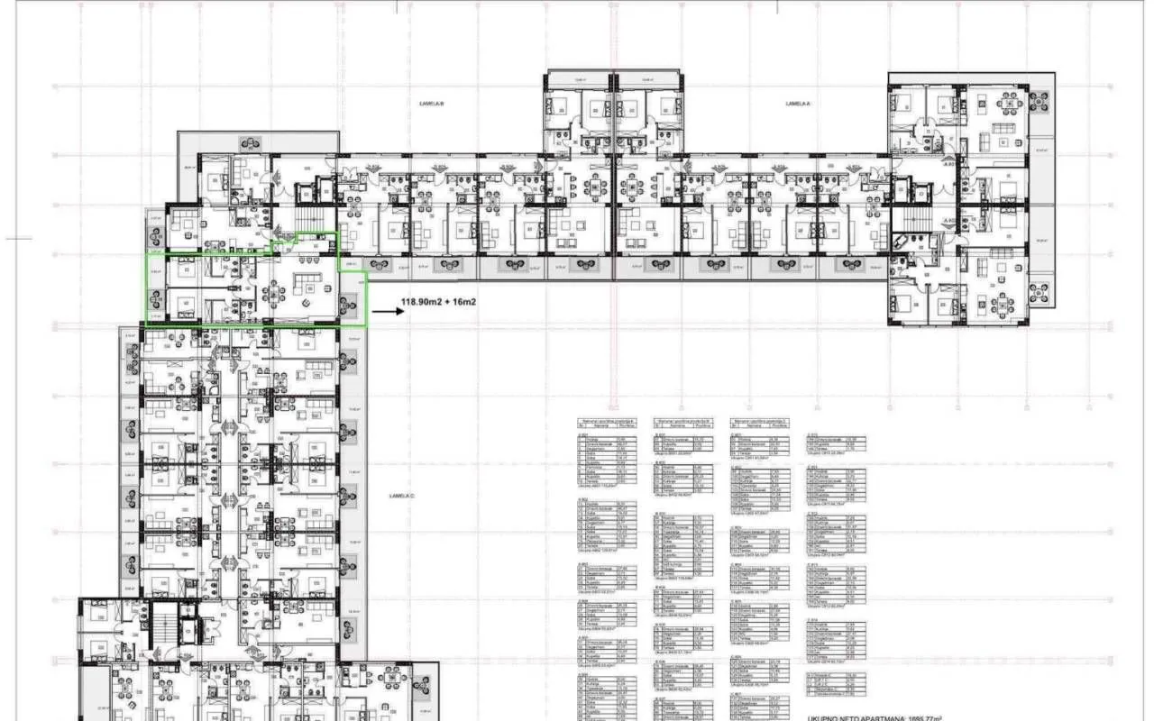 Sale, two bedroom apartment, 134m², Budva, Crna Gora