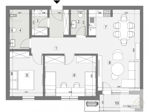 Prodaja, trosoban stan, 74m², Stari Banovci, Stara Pazova - image 2