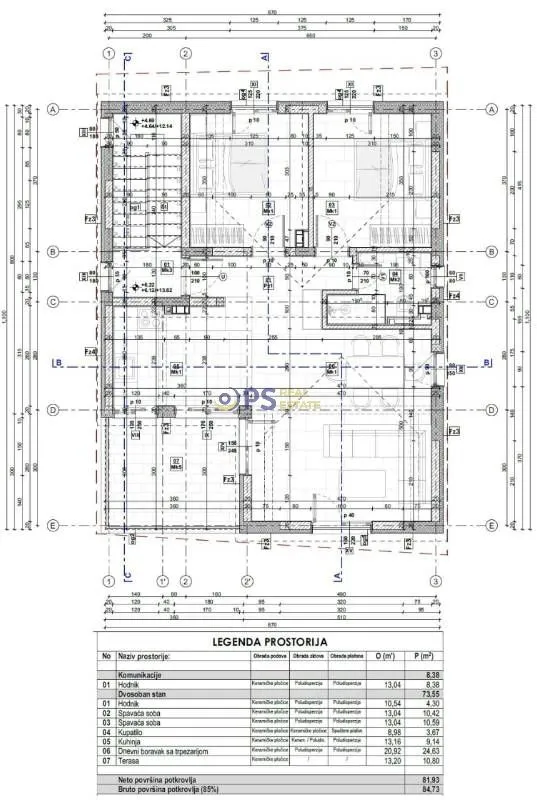 Prodaja, dvosoban stan, 74m², Herceg Novi, Crna Gora