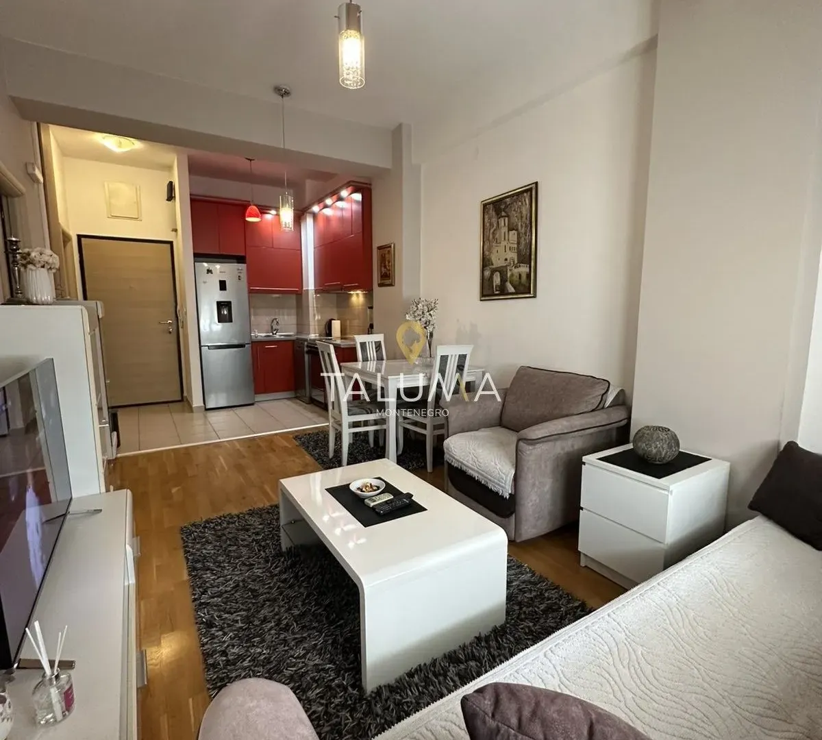 Izdavanje, jednosoban stan, 43m², Ljubović, Podgorica