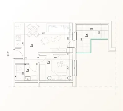 Sale, one bedroom apartment, 39m², Rudjinci, Vrnjačka Banja - image 9