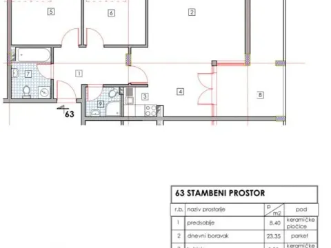 Sale, two bedroom apartment, 108m², Budva, Crna Gora - image 8