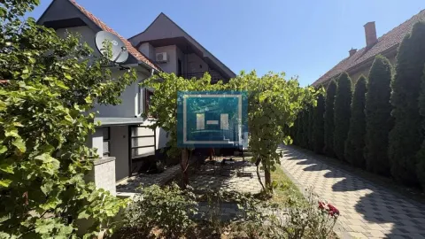 Pogled na dvorište i spoljašnjost kuće sa uređenom stazom i zelenilom. - image 25