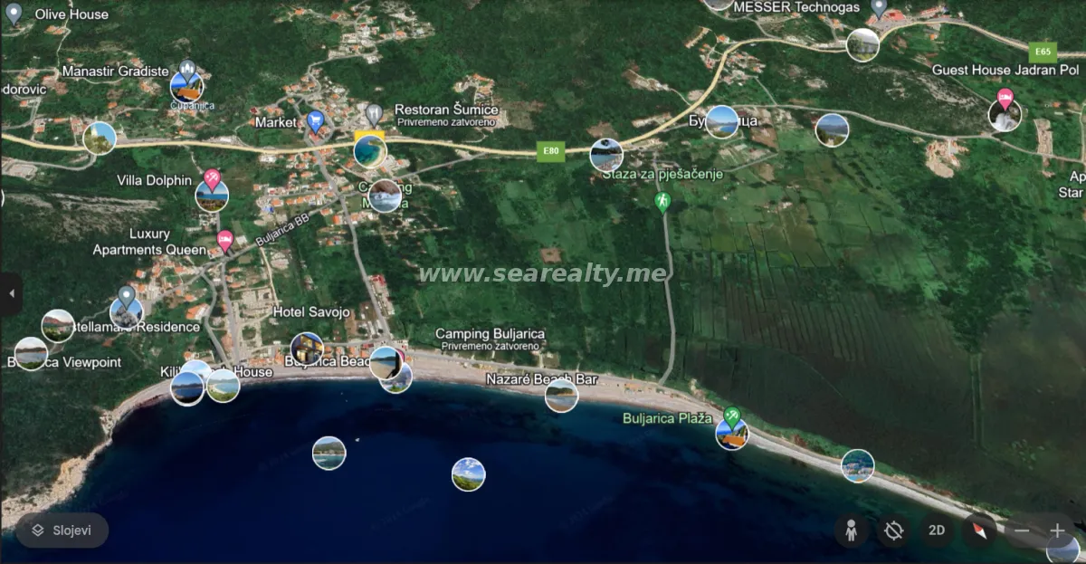 Prodaja, plac, 9473m², Buljarica, Budva