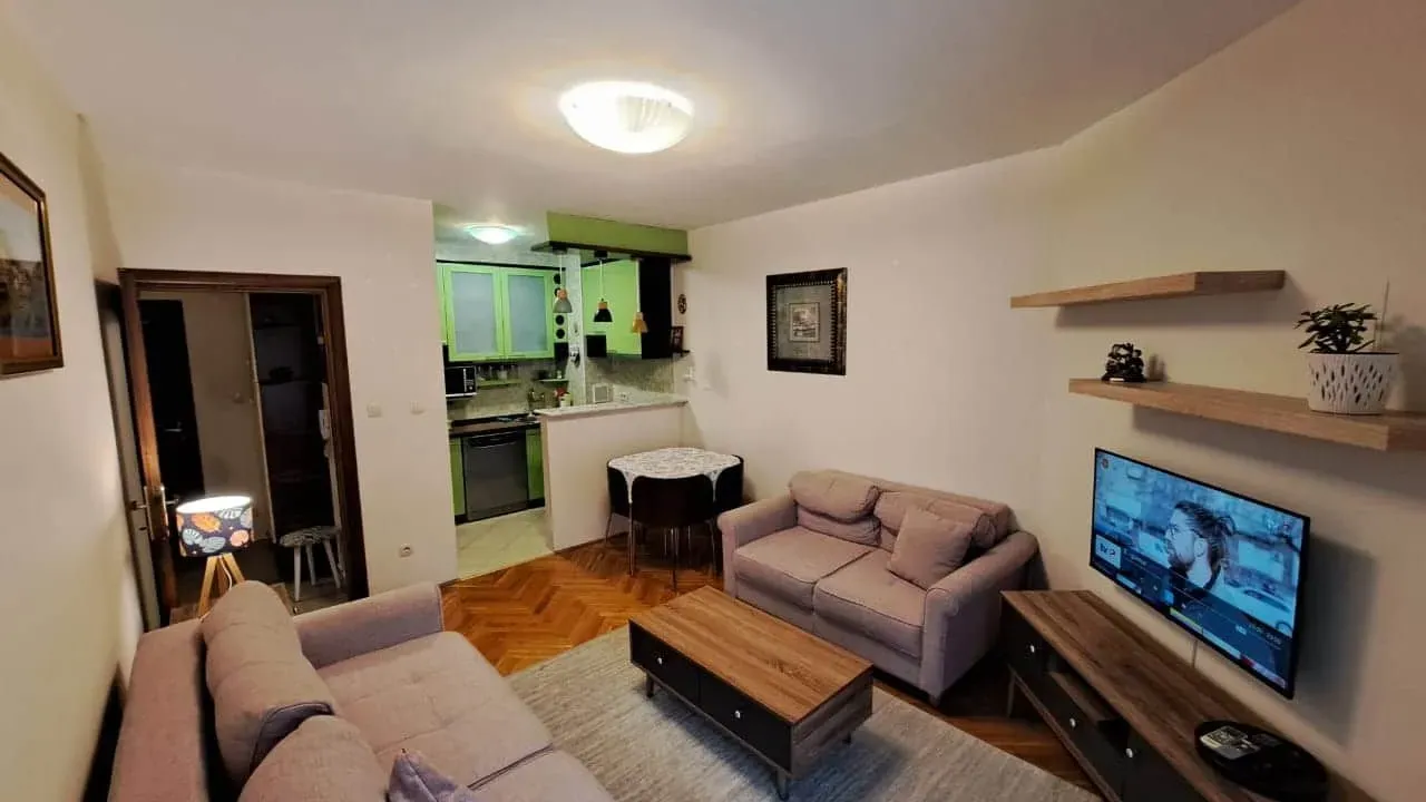 Rent, one bedroom apartment, 38m², Blok 9, Podgorica