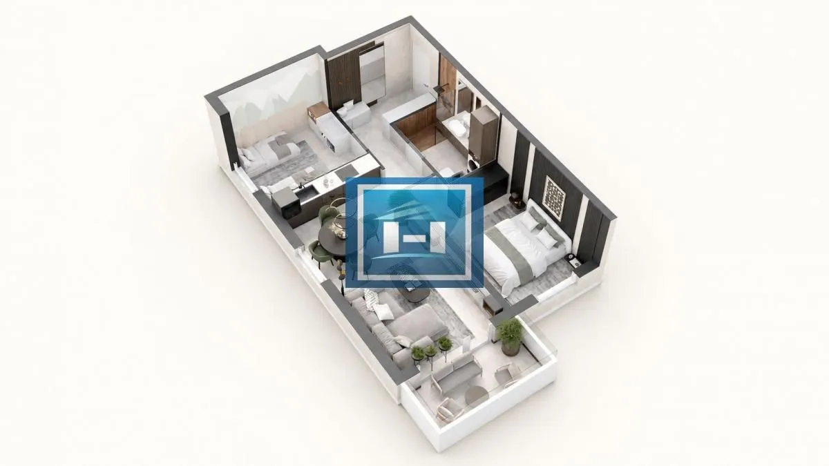 Sale, two bedroom apartment, 62m², Centar, Jagodina