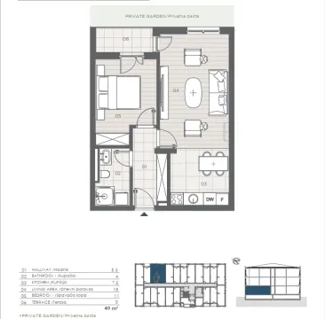 Prodaja, garsonjera, 29m², Radanovići, Kotor - image 4