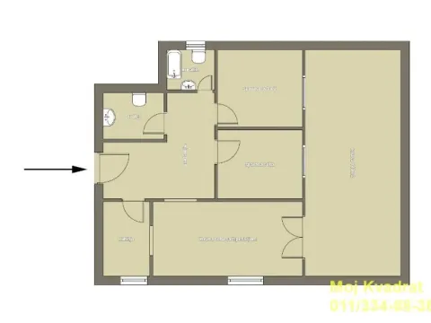 Sale, three bedroom apartment, 70m², Voždovačka Crkva, Voždovac Sve Podlokacije - image 10