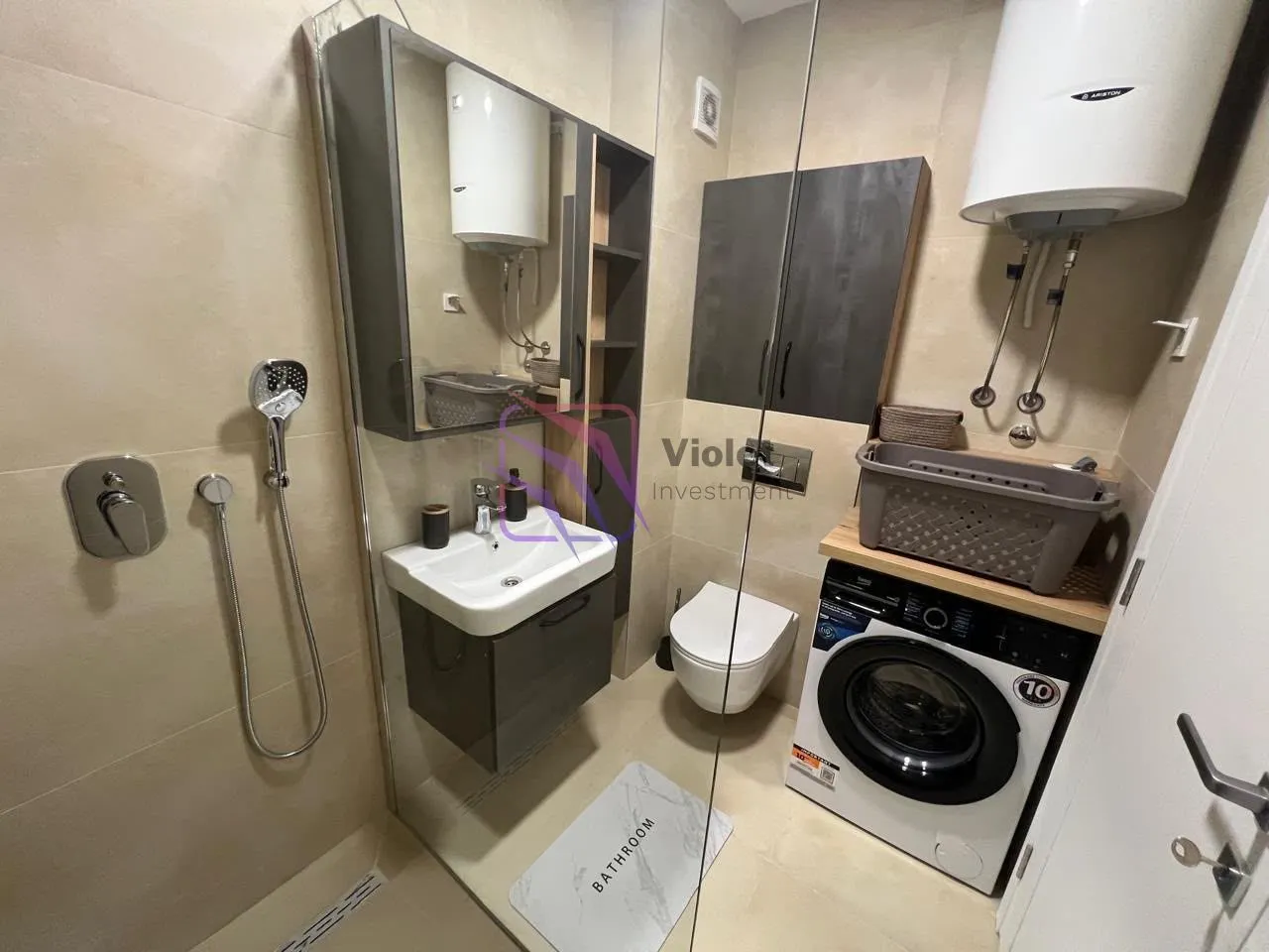 Rent, one bedroom apartment, 47m², Zabjelo, Podgorica
