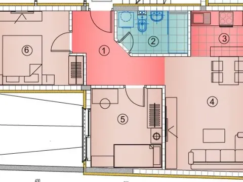 Sale, two bedroom apartment, 53m², Farmaceutski Fakultet, Voždovac Sve Podlokacije - image 2