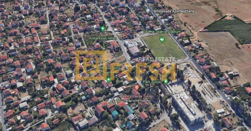 Prodaja, plac, 625m², Tološi, Podgorica