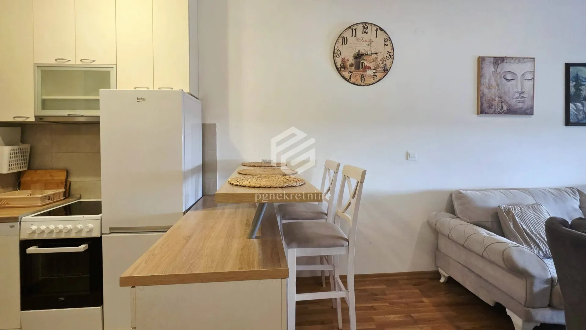 Rent, one bedroom apartment, 40m², Tuški Put, Podgorica