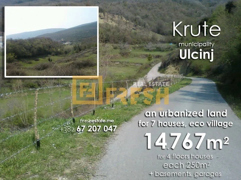 Sale, land lot, 14767m², Ulcinj, Crna Gora