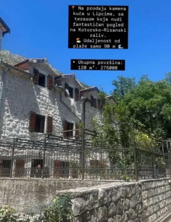 Prodaja, kuća, 120m², Lipci, Kotor