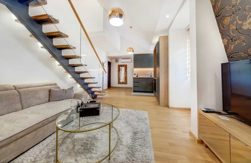 Rent, one bedroom apartment, 40m², Pobrežje, Podgorica