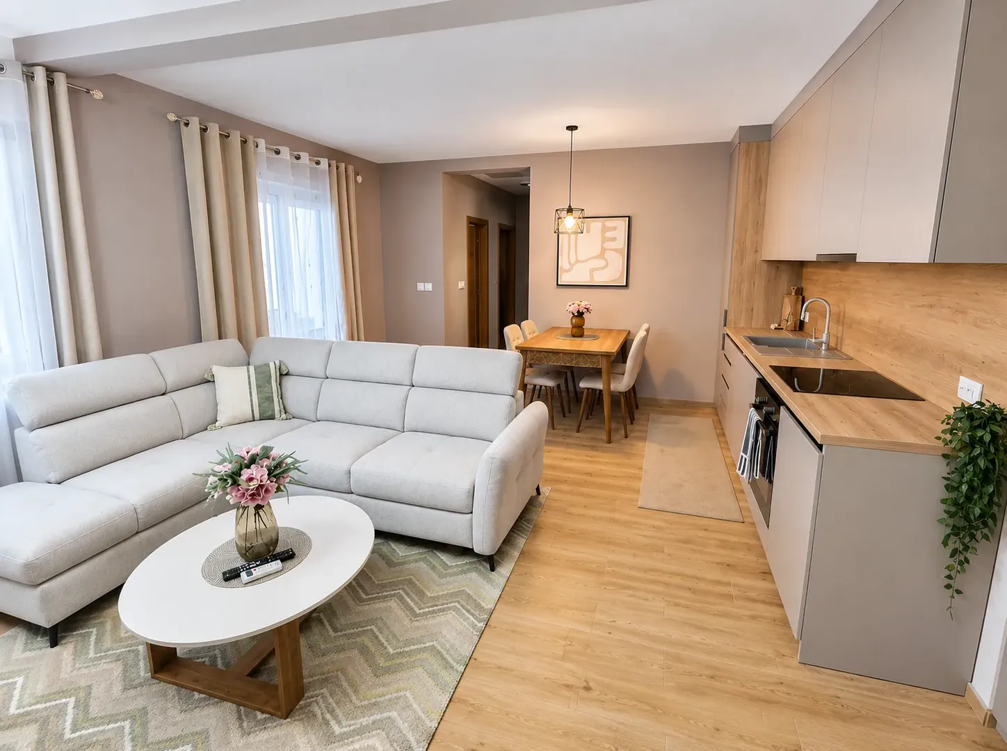 Rent, two bedroom apartment, 65m², Gornja Gorica, Podgorica