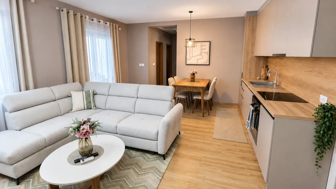 Rent, two bedroom apartment, 65m², Gornja Gorica, Podgorica