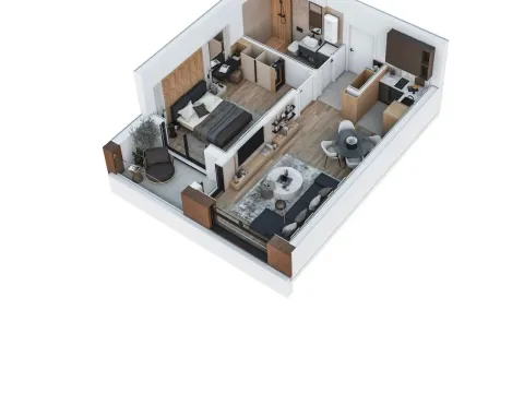 Sale, one bedroom apartment, 47m², Ilino, Bar - image 6