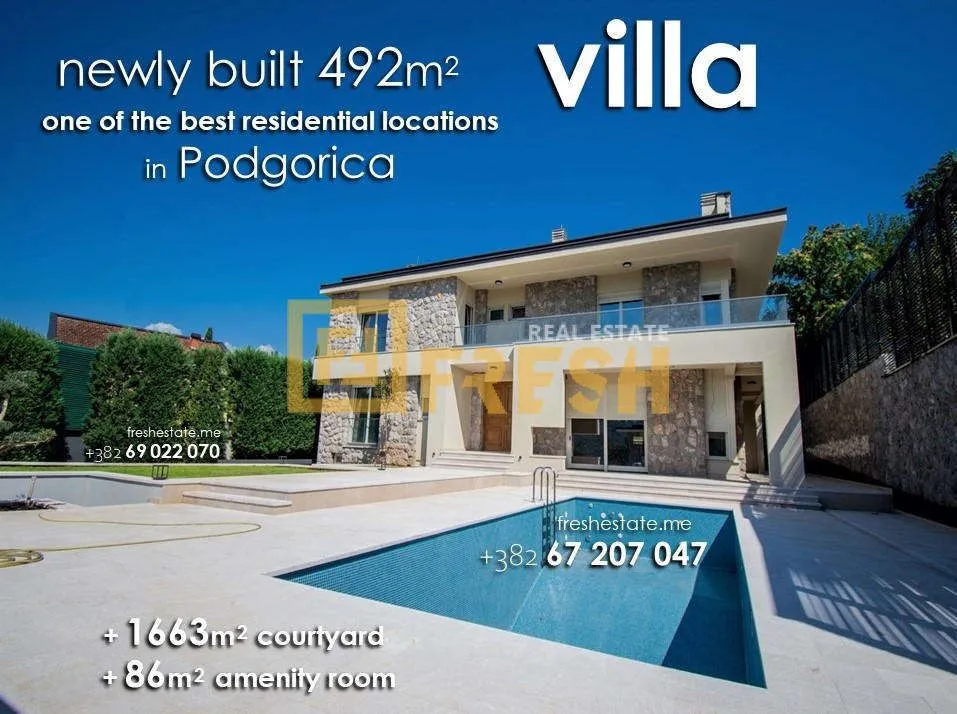 Rent, house, 492m², Mareza, Podgorica