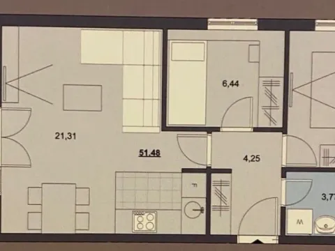 Prodaja, dvosoban stan, 65m², Tivat, Crna Gora - image 2