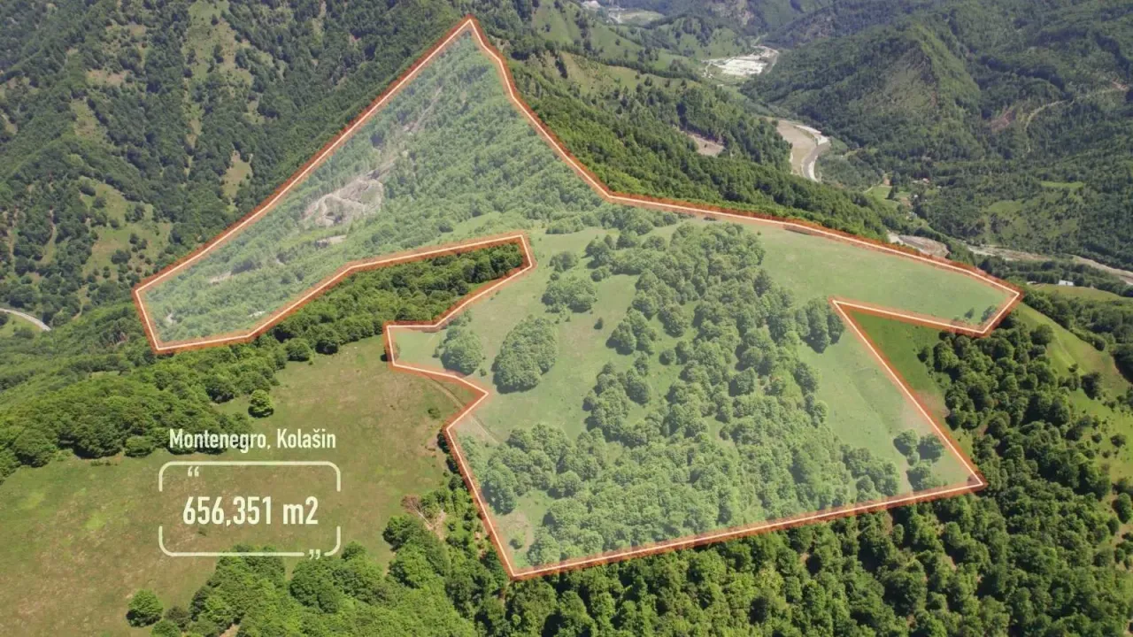 Prodaja, plac, 656m², Kolašin, Crna Gora