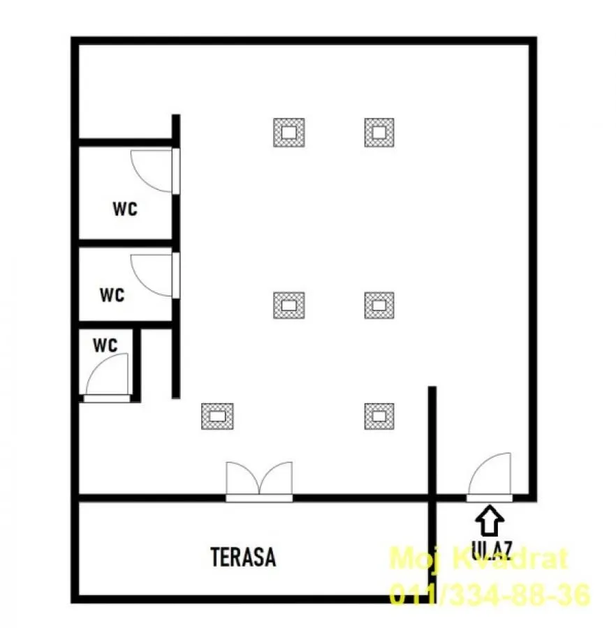 Rent, office space, 232m², Labudovo Brdo, Beograd