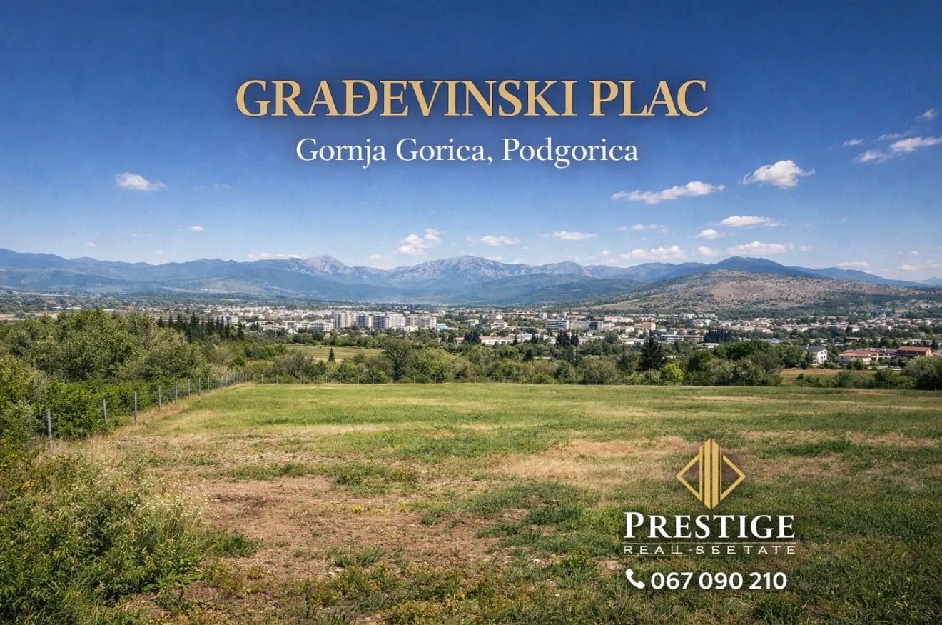 Prodaja, plac, 750m², Gornja Gorica, Podgorica