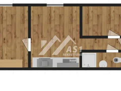 Izdavanje, dvosoban stan, 47m², Detelinara, Novi Sad Sve Podlokacije - image 5