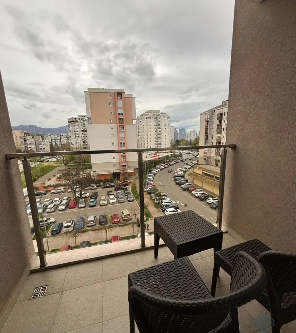 Rent, one bedroom apartment, 45m², Blok 9, Podgorica