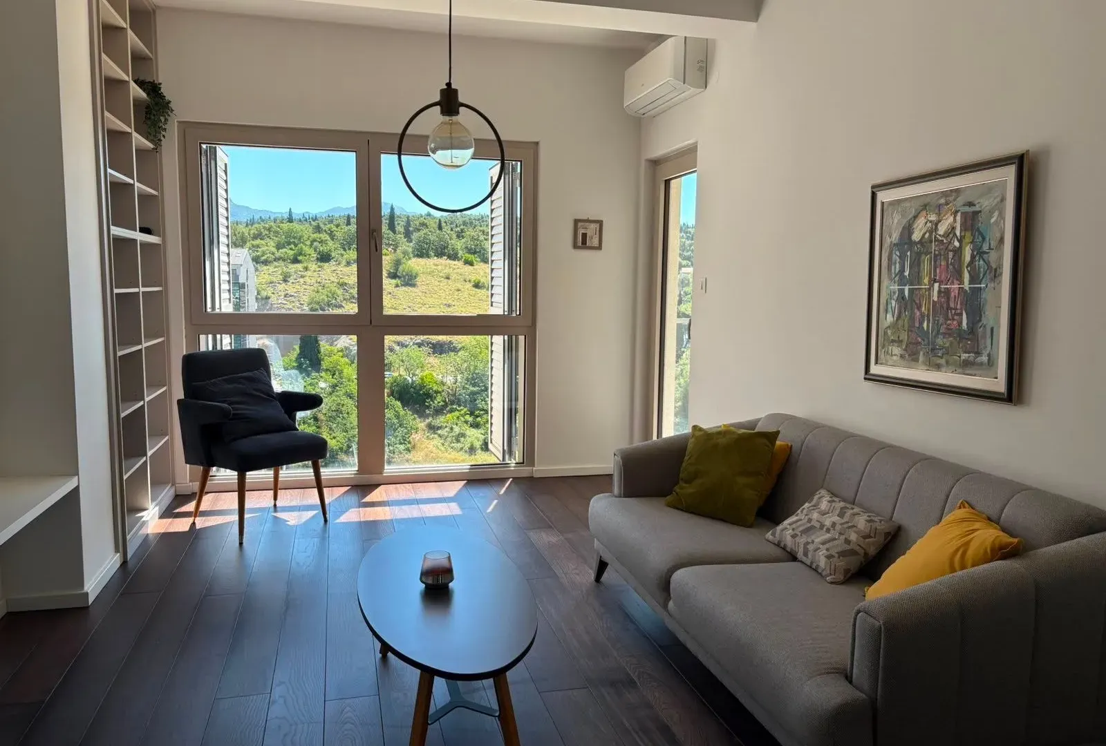Rent, one bedroom apartment, 48m², Vezirov Most, Podgorica
