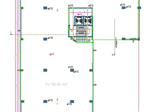 Rent, office space, 738m², Medijana, Niš