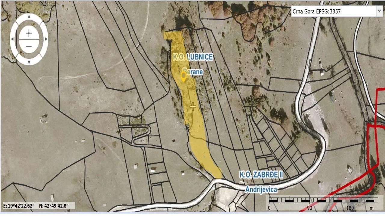 Prodaja, plac, 9900m², Berane, Crna Gora