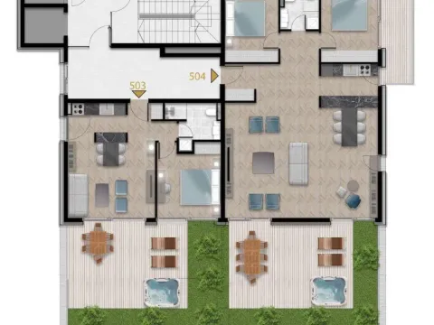 Prodaja, dvosoban stan, 95m², Tivat, Crna Gora - image 9